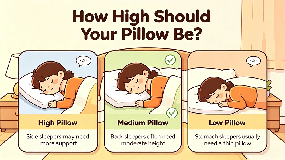 How High Should Your Pillow Be? Ideal Height & Alignment