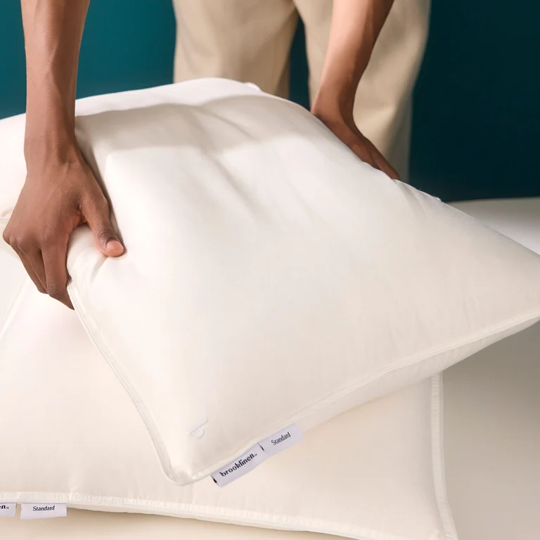 Brooklinen Soft Down Pillow Best Goose Down Pillow Alternative