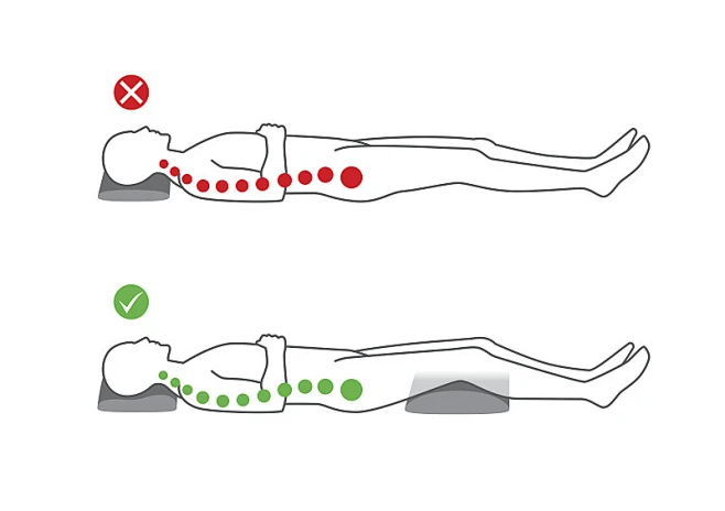 How to fall asleep faster using proper pillow alignment and neck support