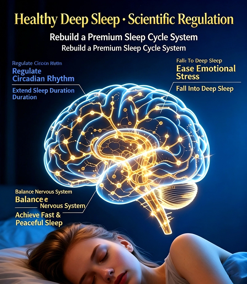Comfortable bed showing sleep environment and circadian rhythm alignment